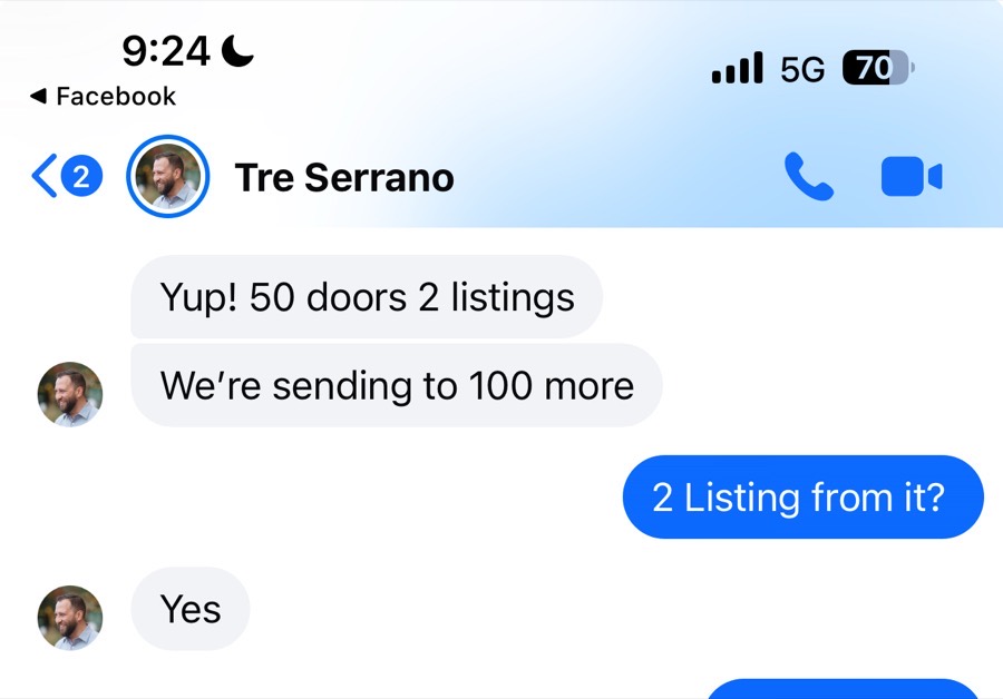 A member win with the Postcards & mailers