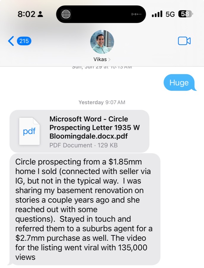 A member win with the Postcards & mailers