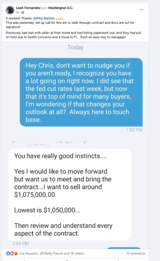 A member win with the Texts