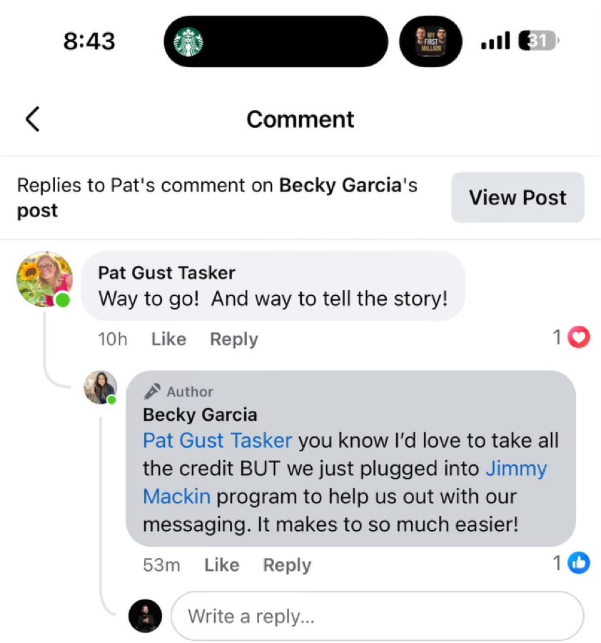 A member win with the Social