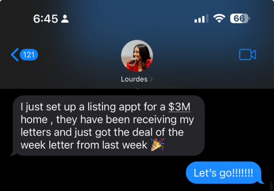 A member win with the Magic Buyer letter