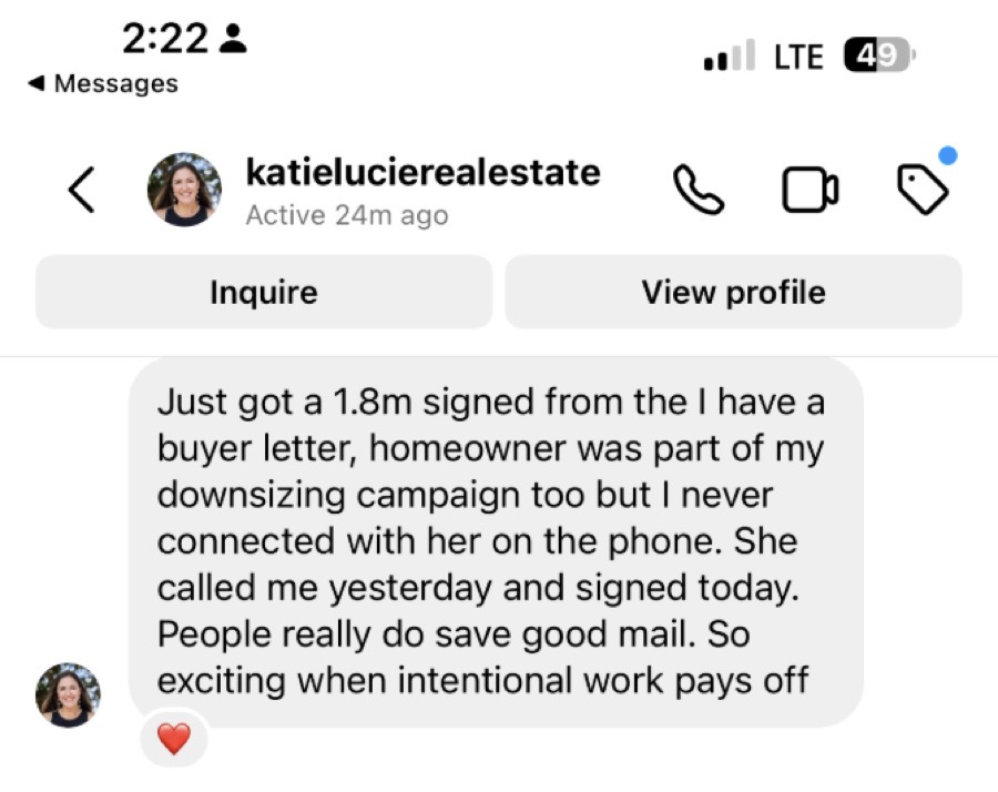 A member win with the Magic Buyer letter
