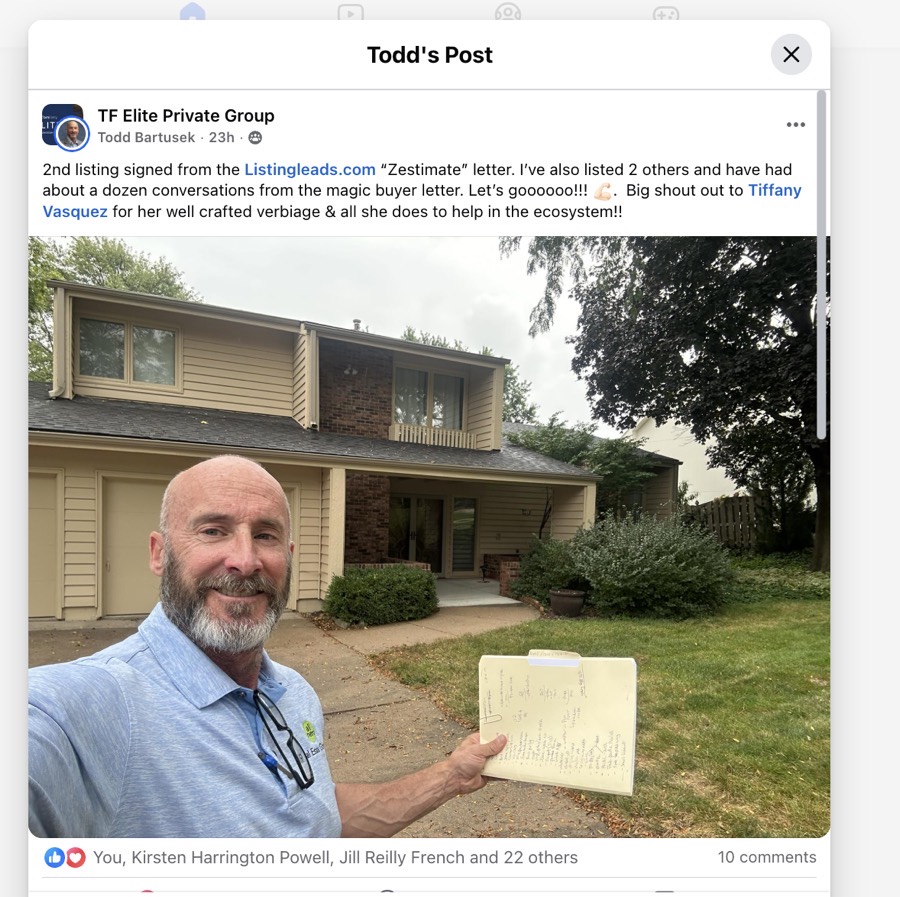 A member win with the Postcards & mailers