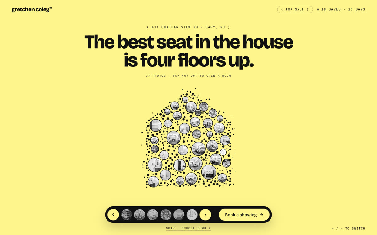 The new listing landing page, v3